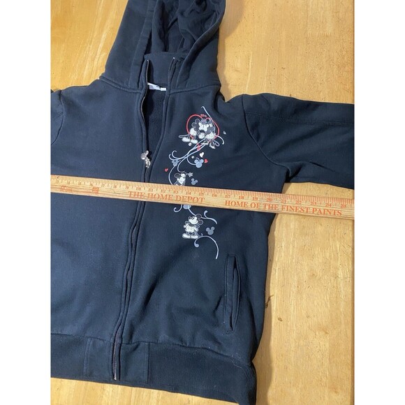Disney Bradford Exchange Womens Black Mickey Love Hoodie Size Large 20pit2pit - Picture 9 of 10